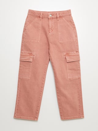 Broek van twill met zakken - Comfortabel model
