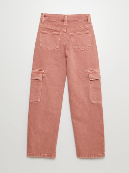 Broek van twill met zakken - Nauwsluitend model - Kiabi