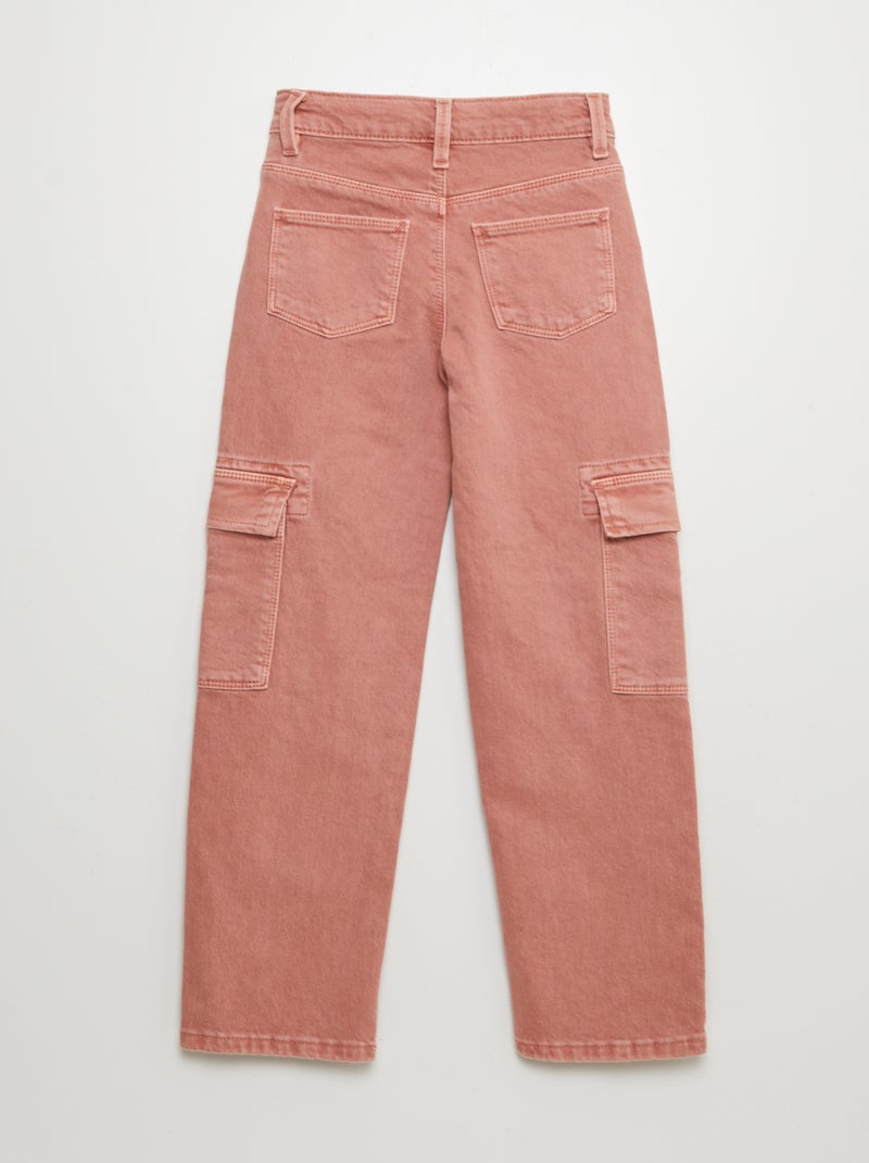 Broek van twill met zakken - Nauwsluitend model ROSE - Kiabi