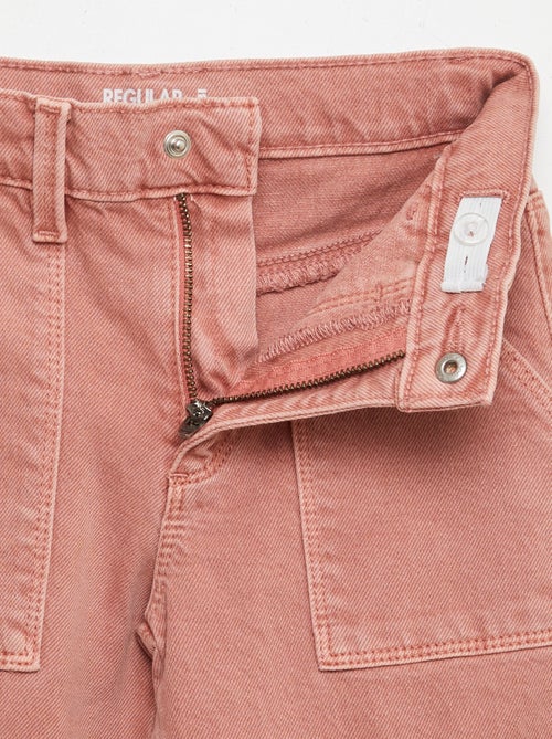 Broek van twill met zakken - Nauwsluitend model - Kiabi