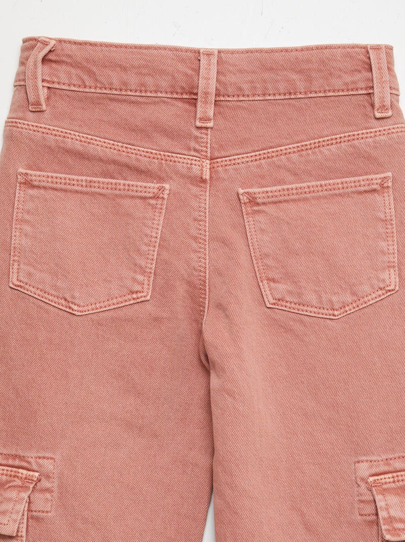 Broek van twill met zakken - Nauwsluitend model ROSE - Kiabi