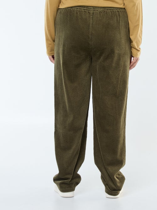 Broek van velours - Kiabi