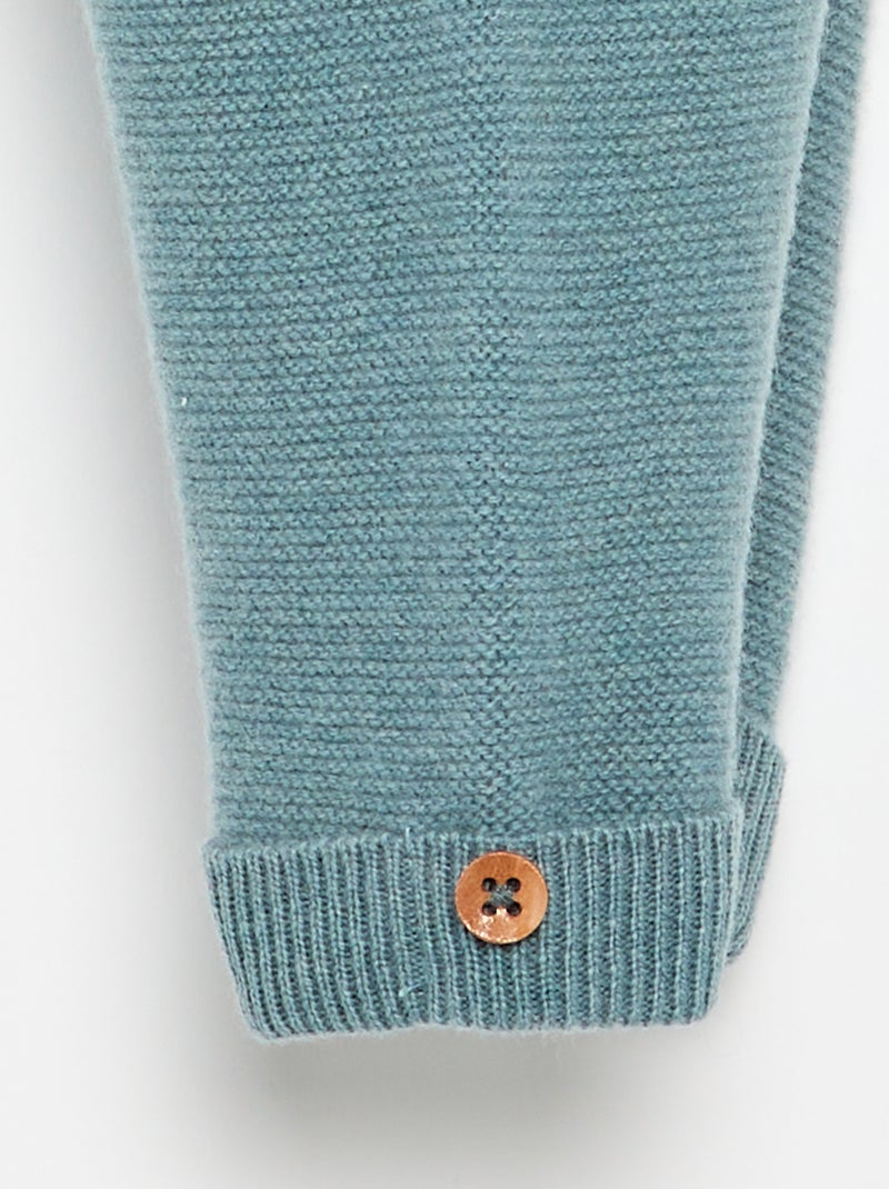Broek van wol en kasjmier - premium Blauw - Kiabi