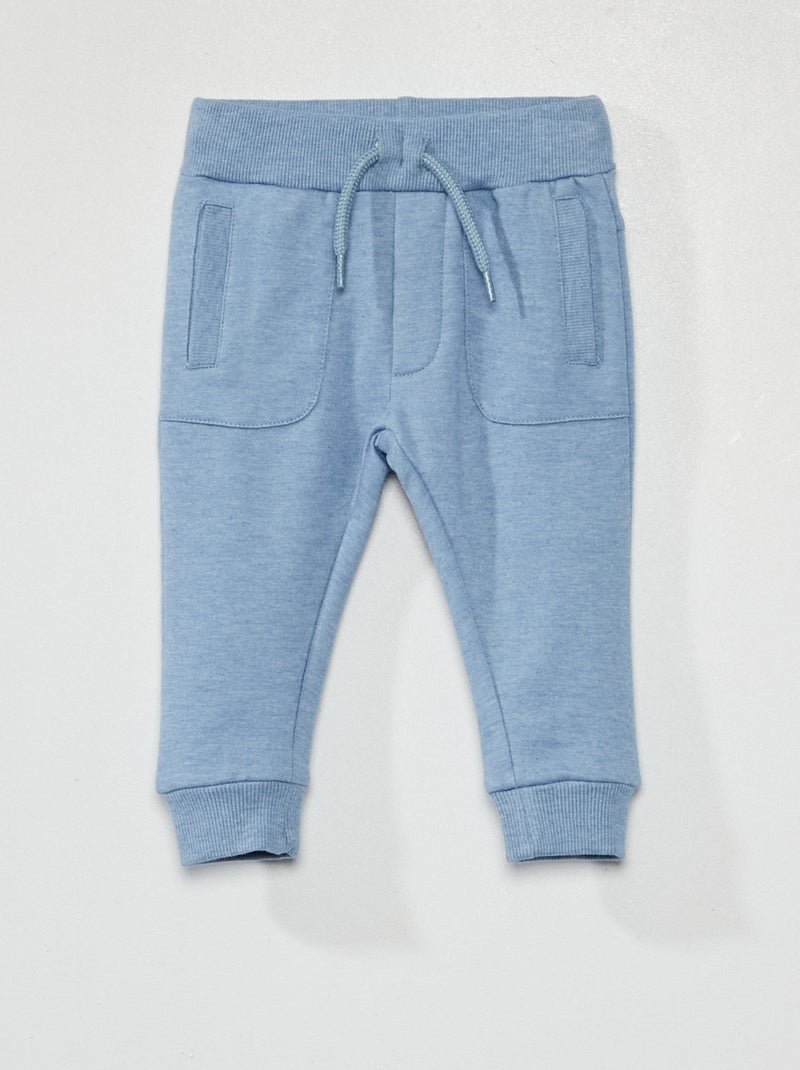 Broekje van joggingstof blauw - Kiabi