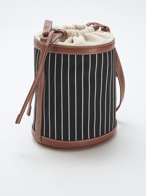 Bucket bag van stof - Kiabi