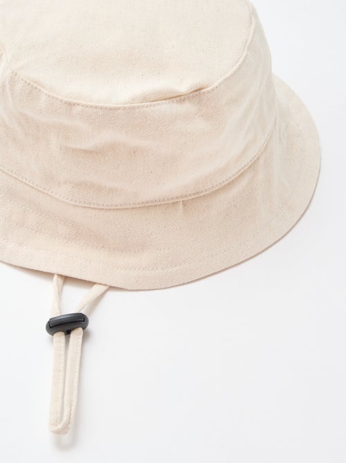 Bucket hat met trekkoordjes - Kiabi