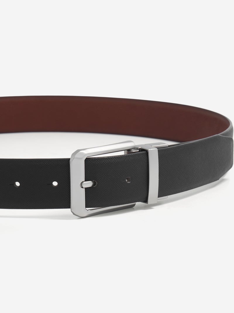 Cadeaubox - Riem met 2 gespen Zwart - Kiabi