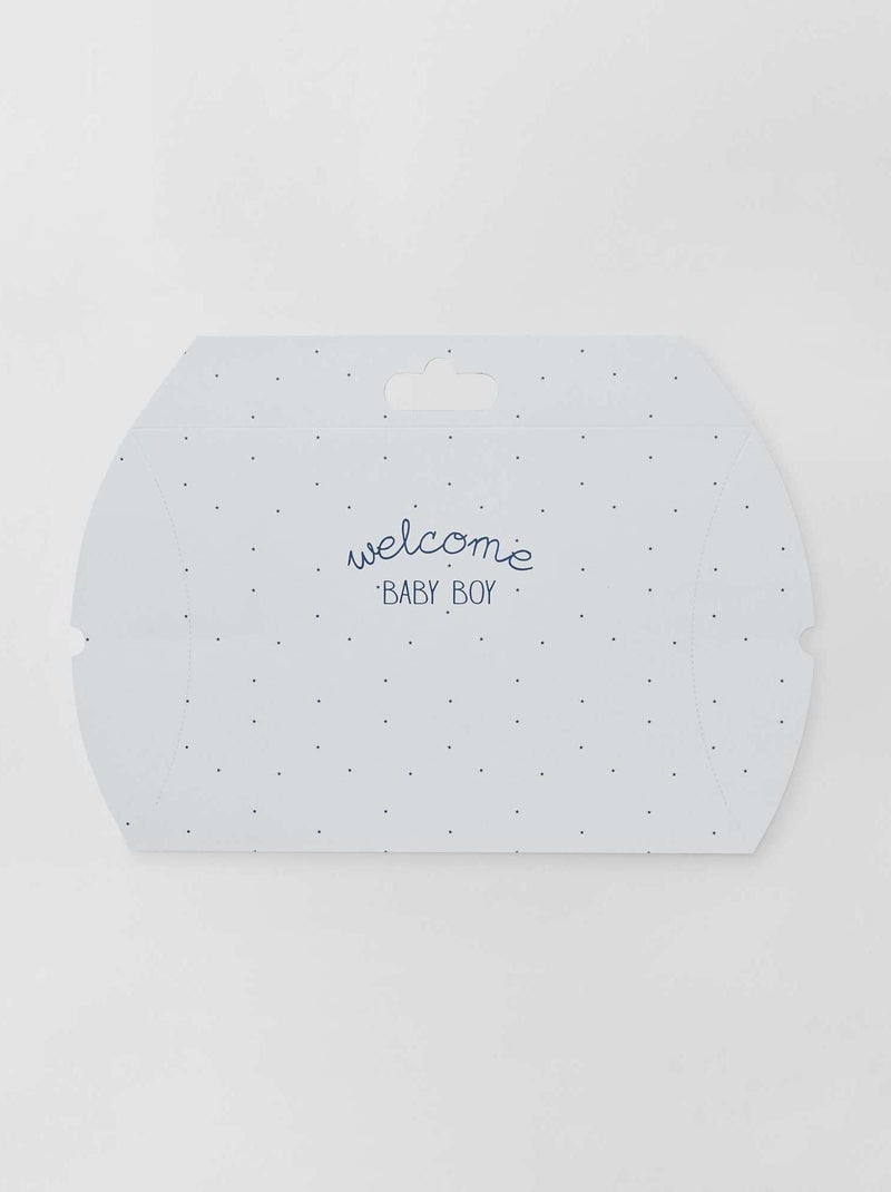 Cadeaudoosje 'geboorte' BLAUW - Kiabi