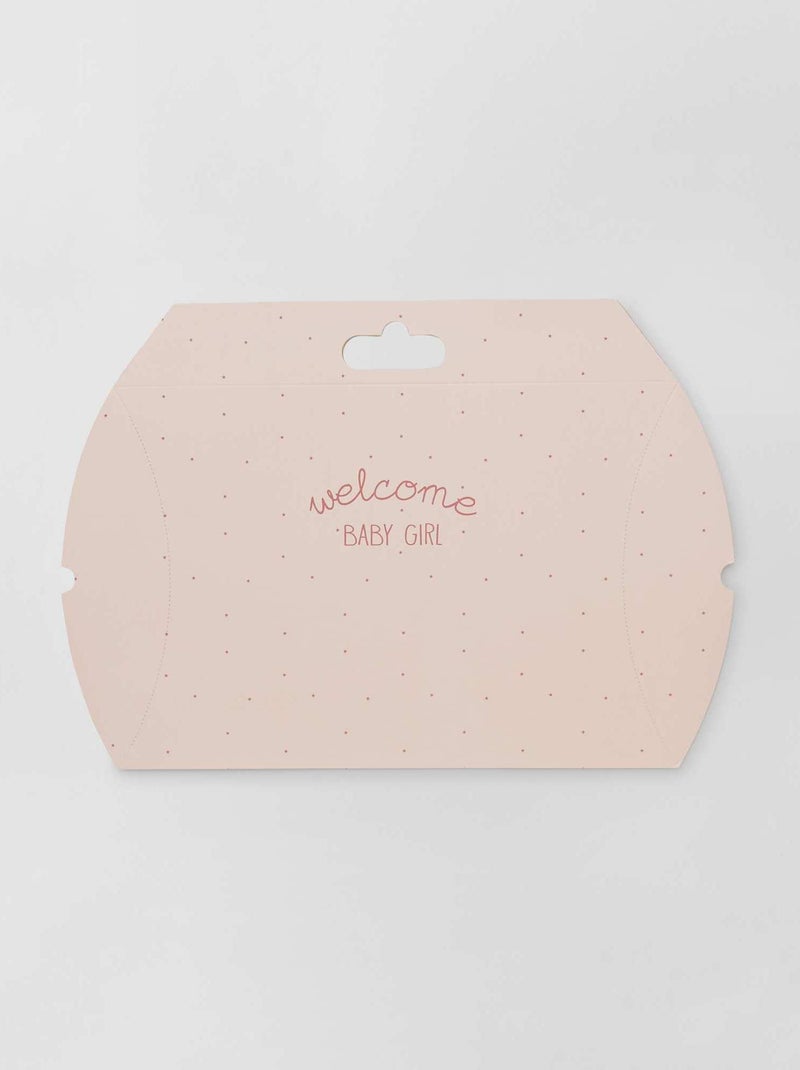 Cadeaudoosje 'geboorte' roze - Kiabi