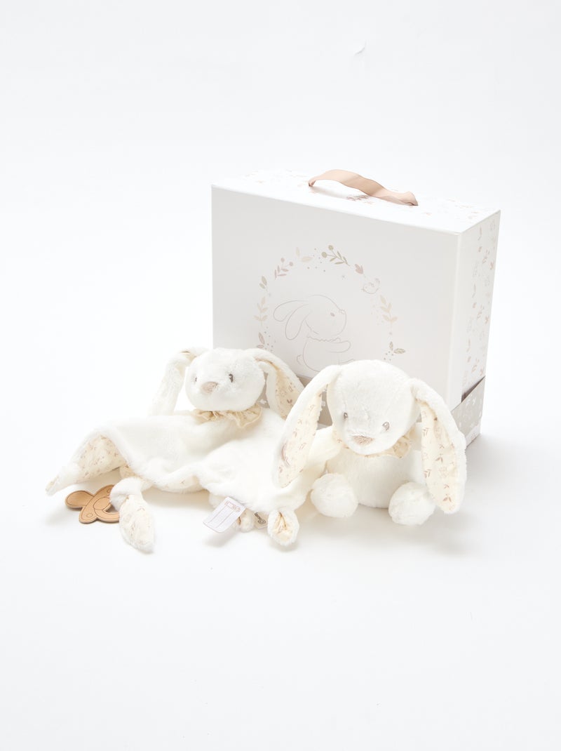 Cadeausetje - Knuffelkonijn Wit - Kiabi