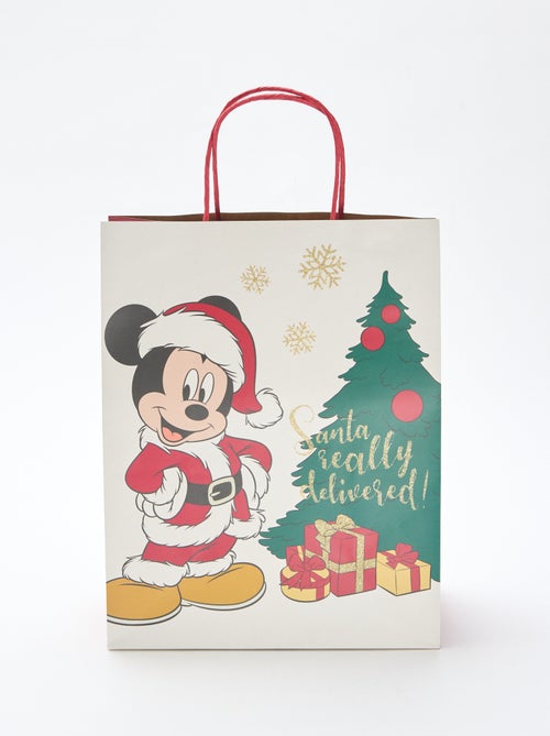 Cadeautasje in kerstthema 'Disney' - ca. 32x24x13 cm - Kiabi