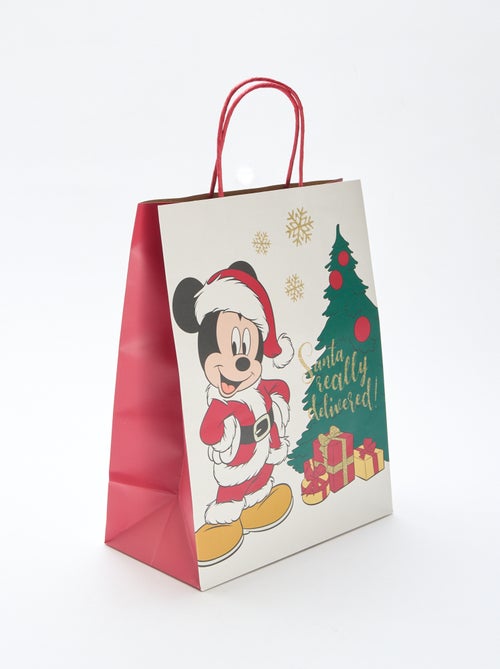 Cadeautasje in kerstthema 'Disney' - ca. 32x24x13 cm - Kiabi