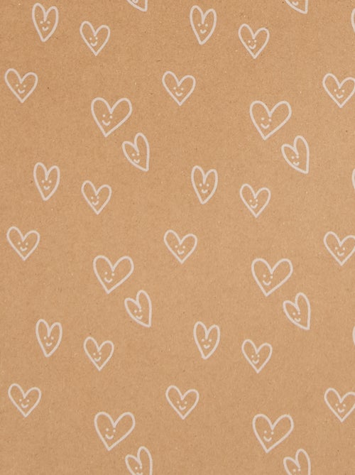 Cadeautasje met hartjesprint - Kiabi