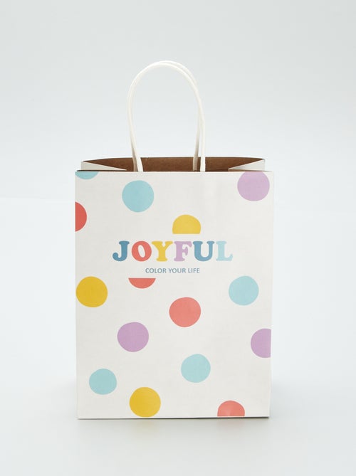 Cadeautasje met print - Kiabi