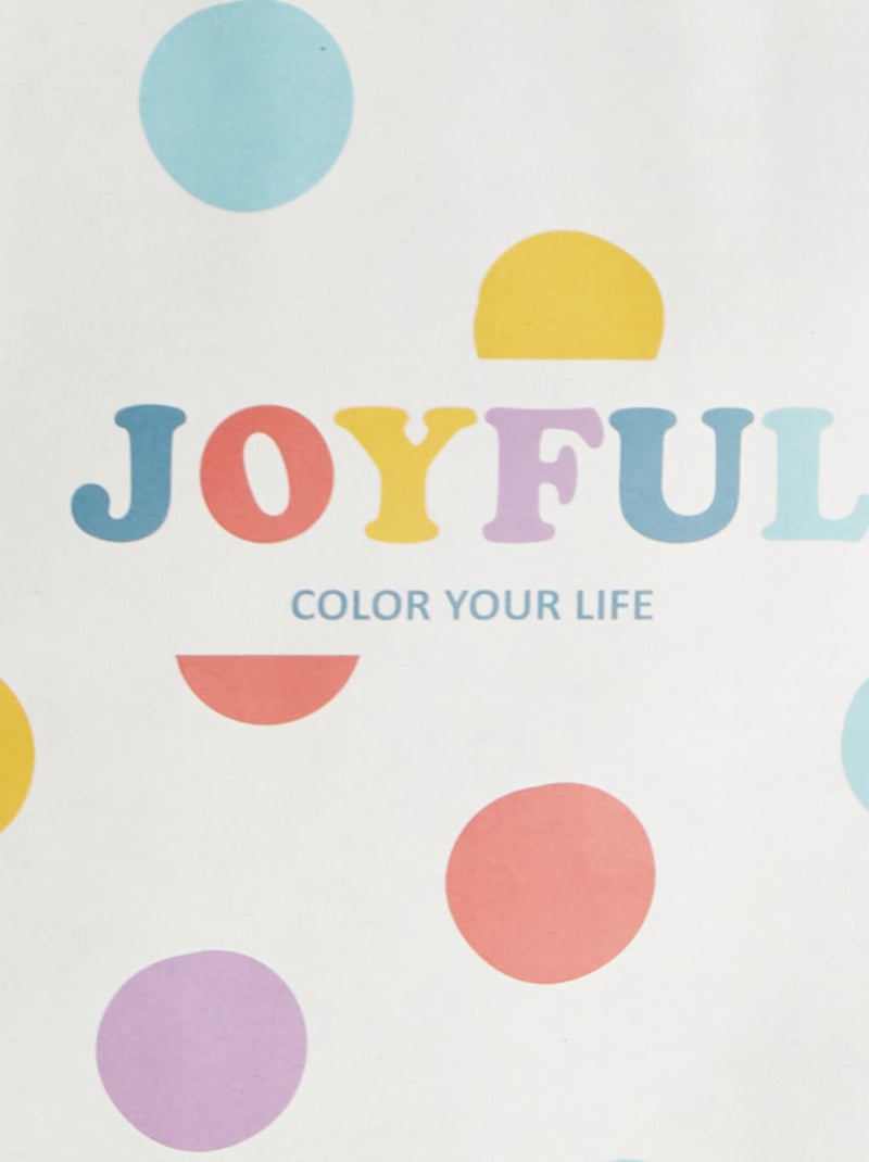 Cadeautasje met print WIT - Kiabi