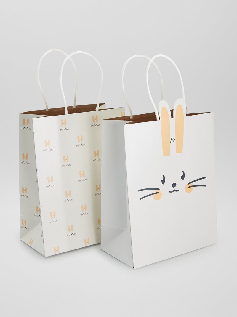 Cadeautasje van gerecycleerd papier konijn - Kiabi