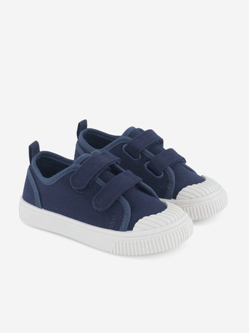 Canvas sneakers met klittenband - Kiabi