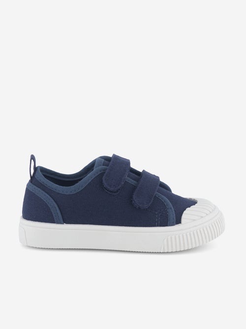 Canvas sneakers met klittenband - Kiabi