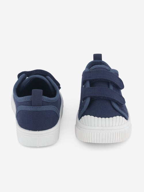 Canvas sneakers met klittenband - Kiabi