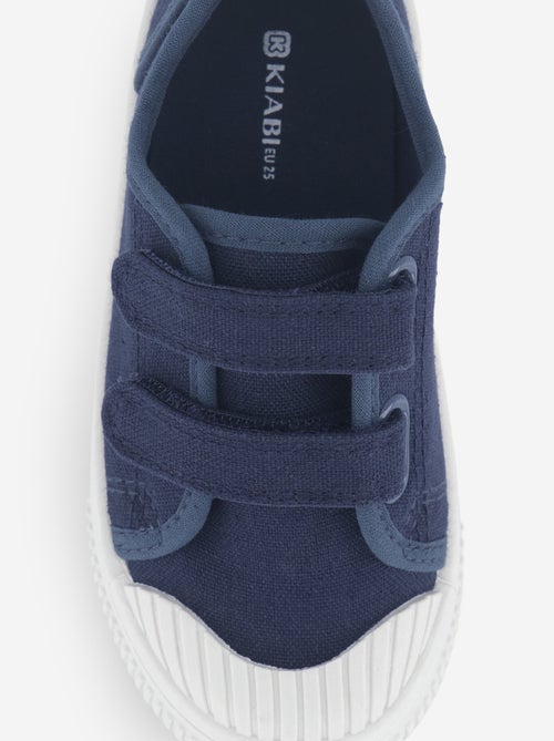 Canvas sneakers met klittenband - Kiabi