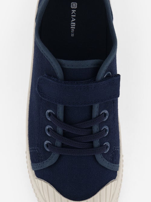 Canvas sneakers met klittenband - Kiabi