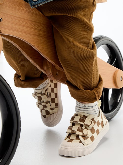 Canvas sneakers met scratchsluiting - Kiabi