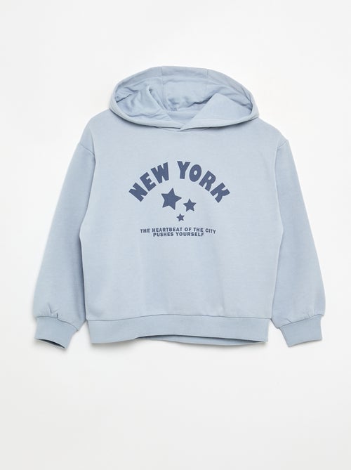 Capuchonsweater aan beide zijden bedrukt - Kiabi Capuchonsweater aan beide zijden bedrukt - Kiabi