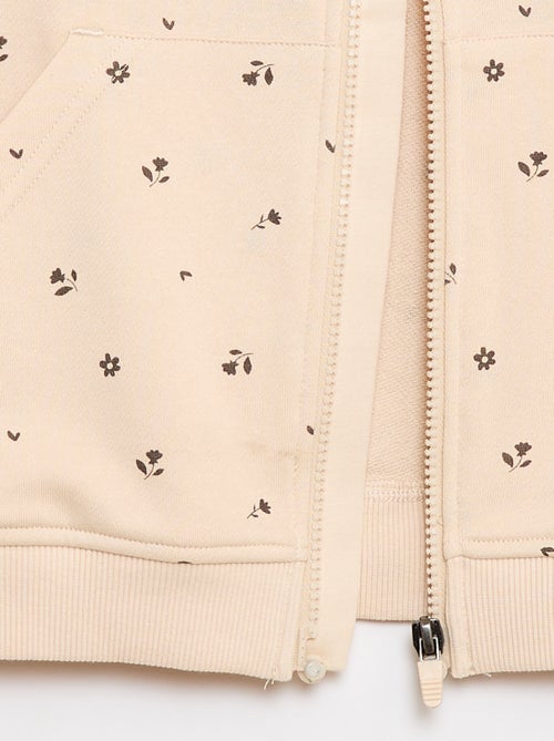 Capuchontrui met rits - Collectie gemakkelijk aan te trekken - Kiabi