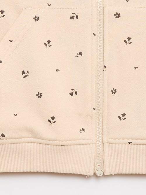 Capuchontrui met rits - Collectie gemakkelijk aan te trekken - Kiabi