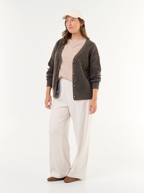 Cardiganvest met V-hals - Kiabi