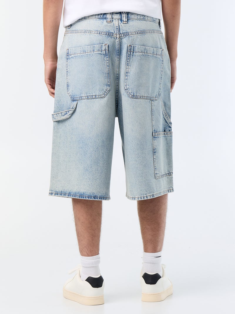 Carpenter jeans bermuda Blauw - Kiabi