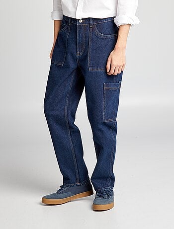 Carpenter-jeans met brede pijpen - Kiabi