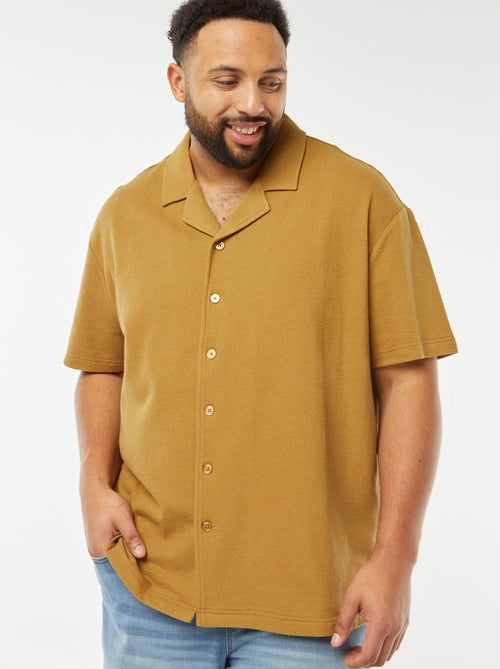 Casual overhemd met korte mouwen - Kiabi