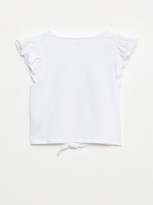 Casual T-shirt van katoenen jersey - Kiabi