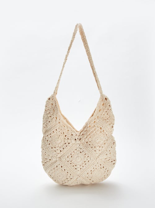 Casual tas van macramé - Kiabi