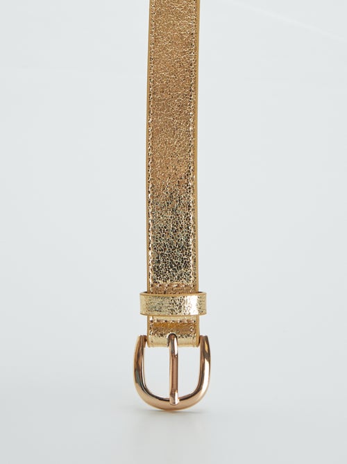 Ceintuur met textuur en iriserend effect - Kiabi