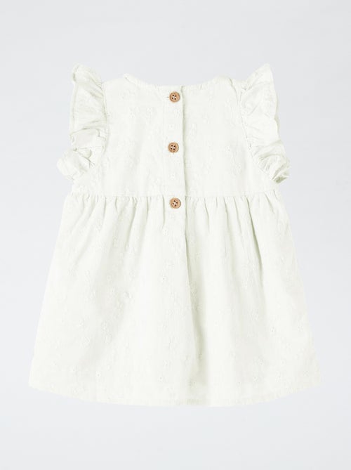 Ceremoniejurk met broderie anglaise 'Name it' - Kiabi