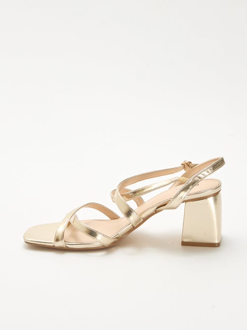 Ceremoniesandalen met hak - Kiabi