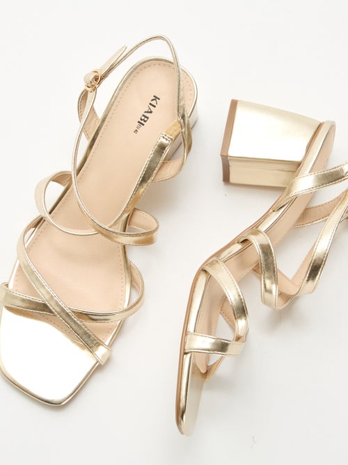 Ceremoniesandalen met hak - Kiabi