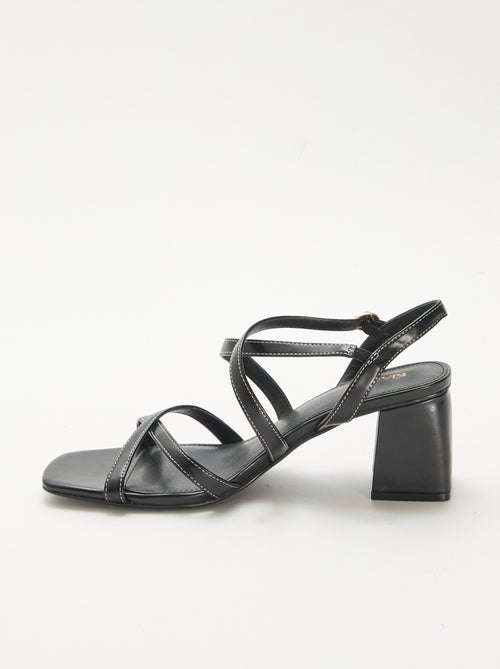 Ceremoniesandalen met hak - Kiabi