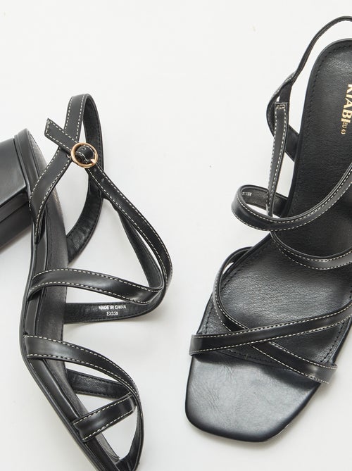 Ceremoniesandalen met hak - Kiabi