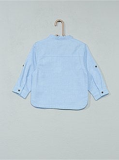 Chambray blouse met een maokraag - Kiabi
