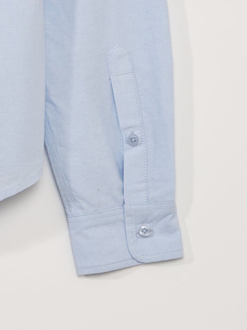 Chambray overhemd - collectie makkelijk aan te trekken - Kiabi