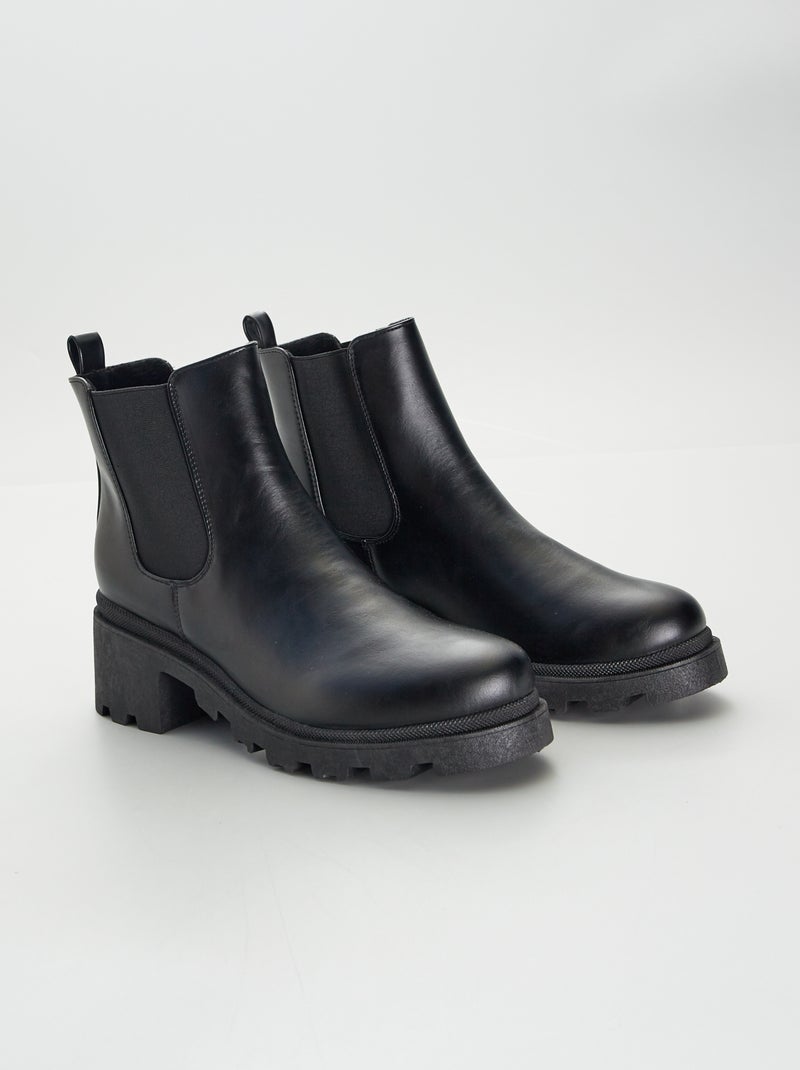 Chelseaboots ZWART - Kiabi