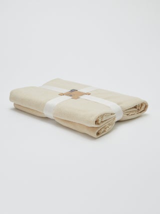 Chenille gebreide plaid 130 x 150 cm - Kiabi Home