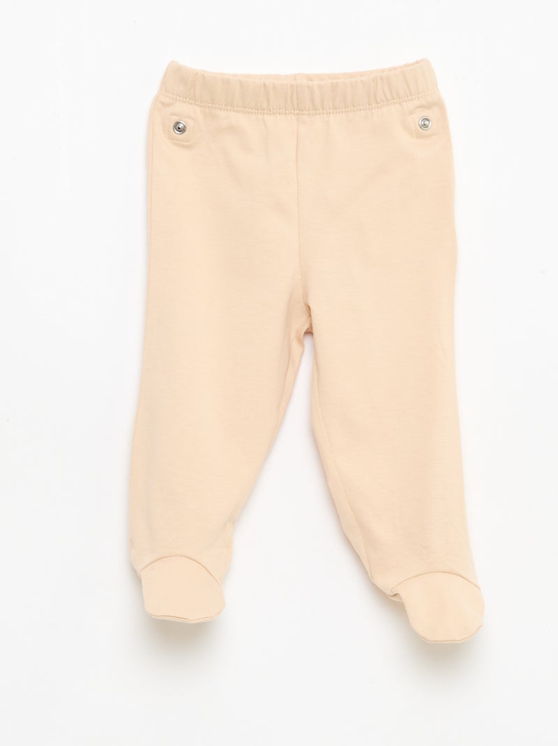 Chill pyjamaset van katoenjersey Wit - Kiabi