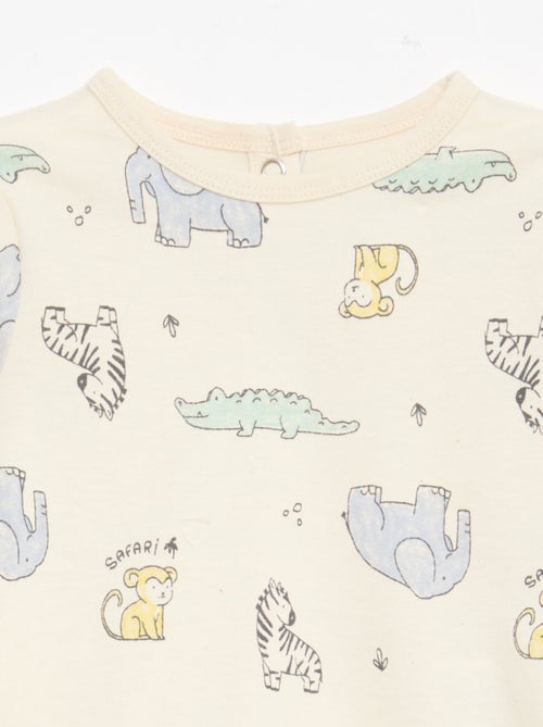 Chill pyjamaset van katoenjersey - Kiabi
