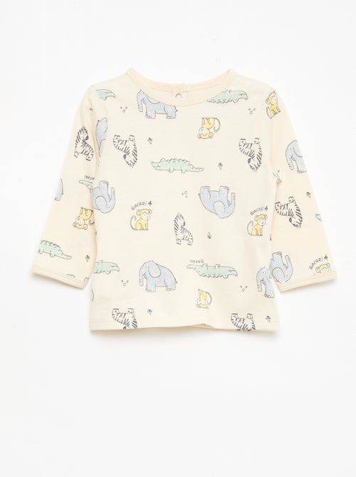 Chill pyjamaset van katoenjersey - Kiabi