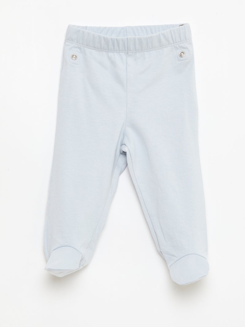 Chill pyjamaset van katoenjersey Wit - Kiabi