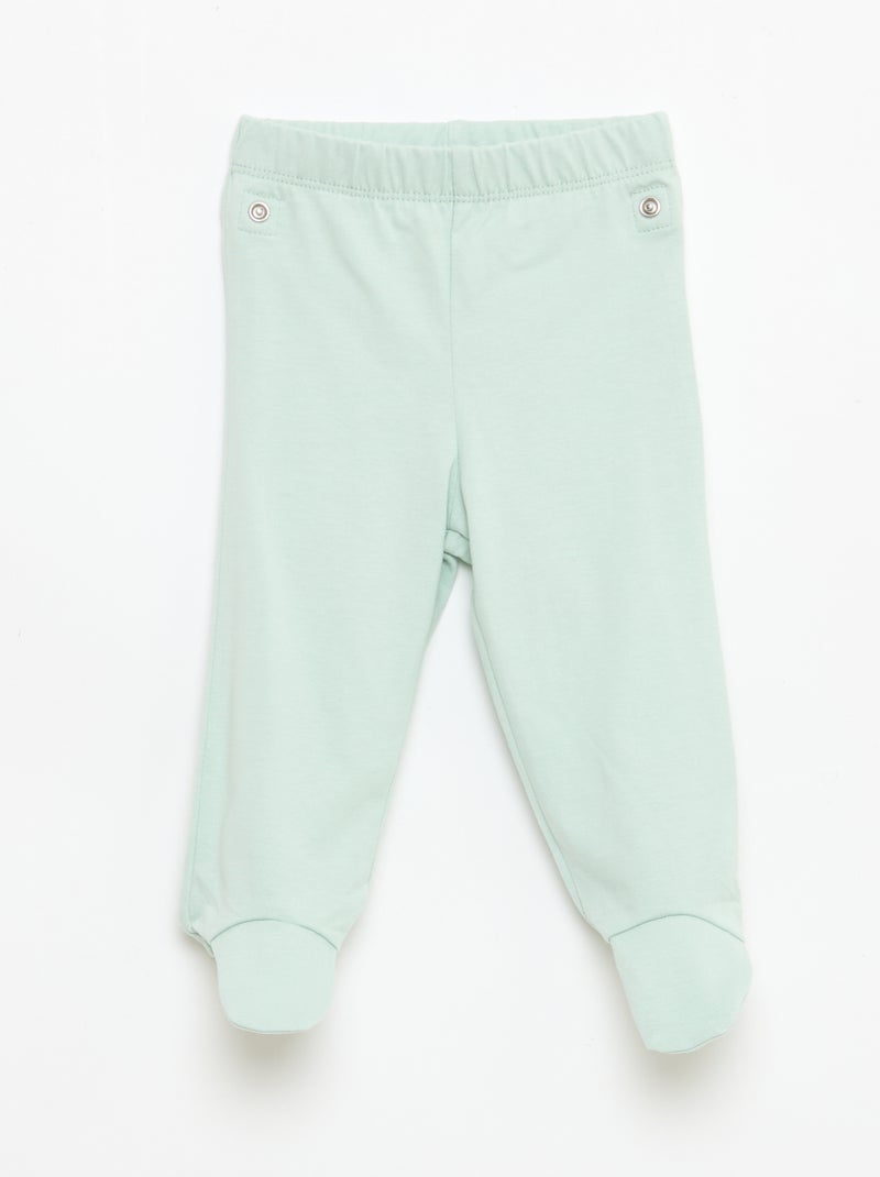 Chill pyjamaset van katoenjersey Wit - Kiabi